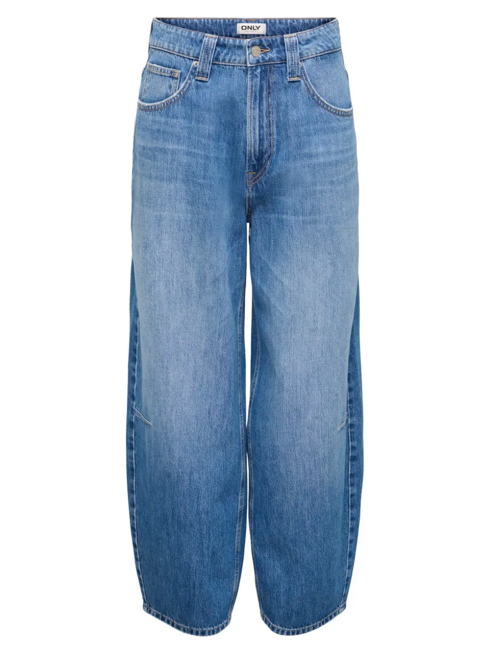 ONLFRANKIE Taille haute Coupe barrel Longueur cheville Jeans