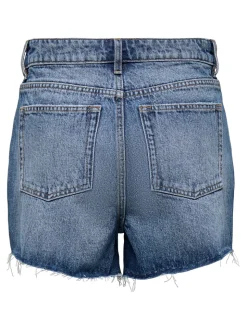 -ONLGABI Taille haute Regular Fit Short en denim
