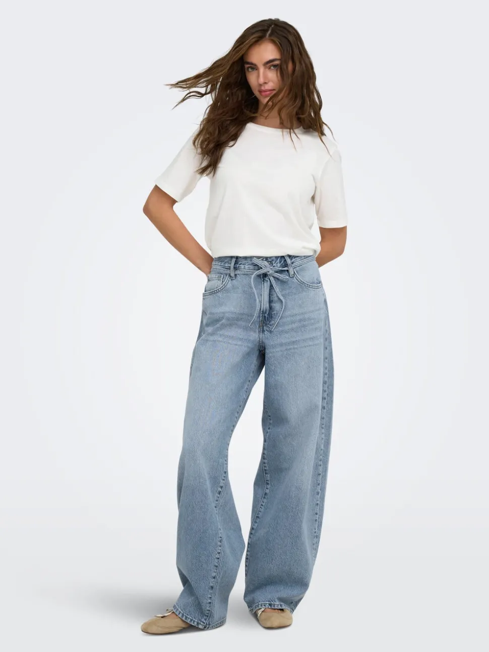 ONLGIANNA Taille moyenne Straight Fit Jeans