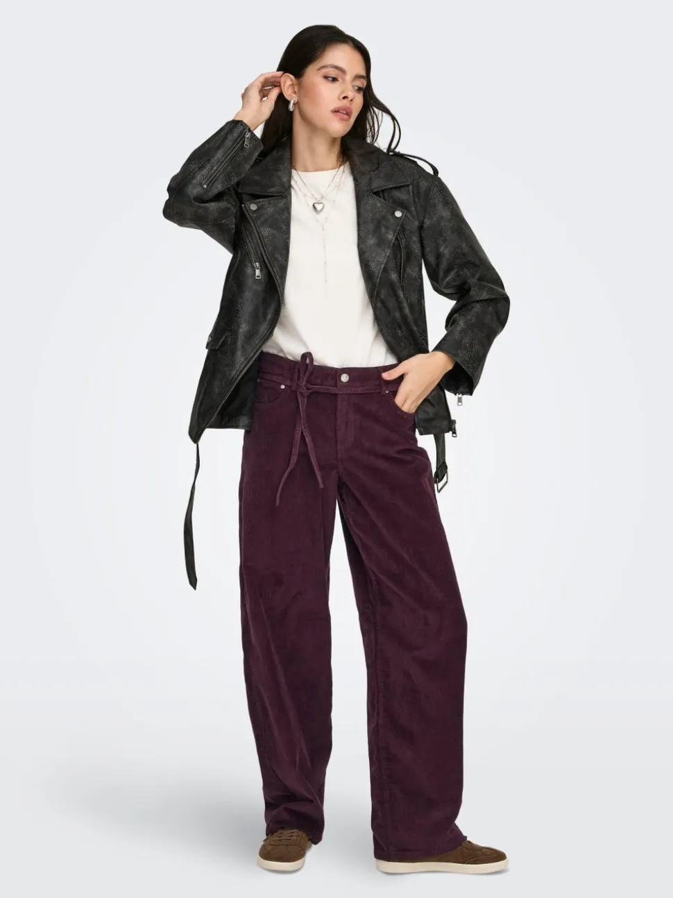 ONLGIANNA-GLOBAL Straight Fit Pantalon