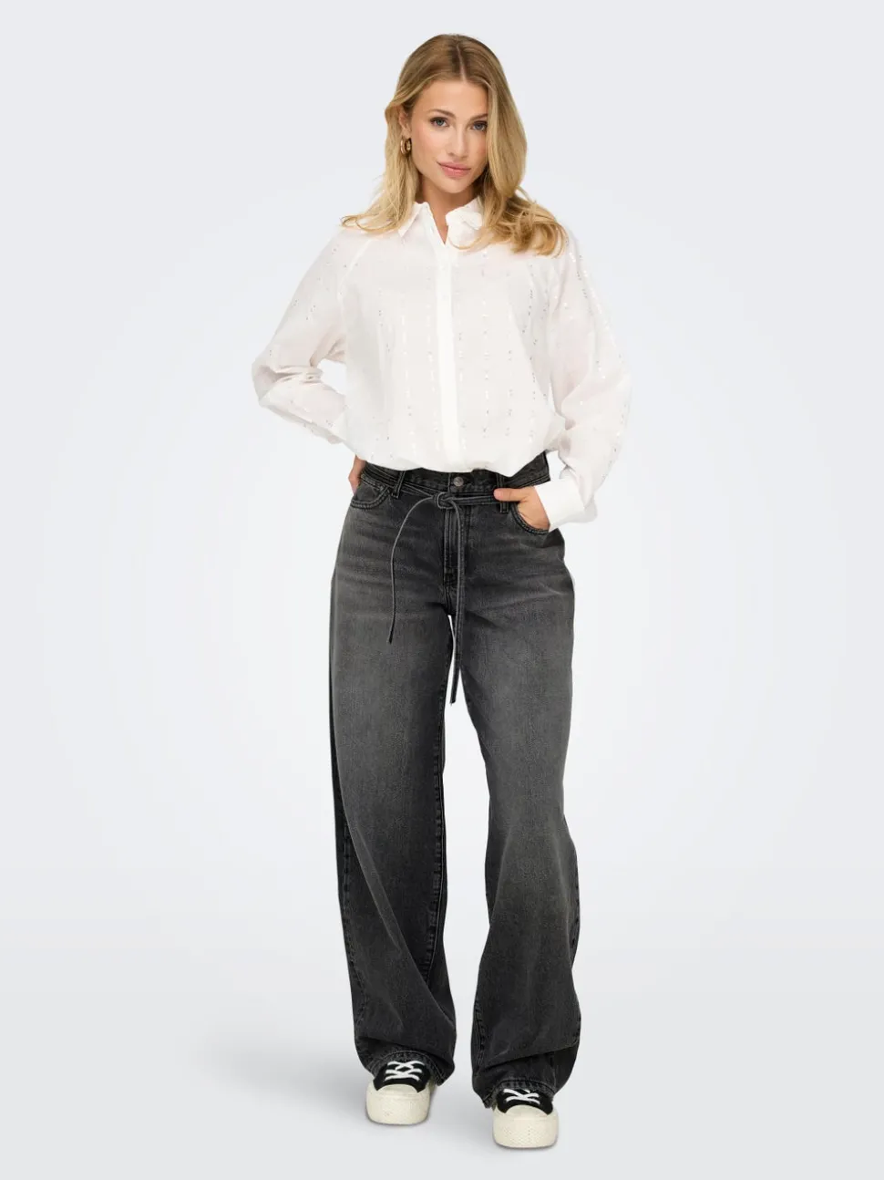 ONLGIANNA Taille moyenne Balloon Fit Jeans