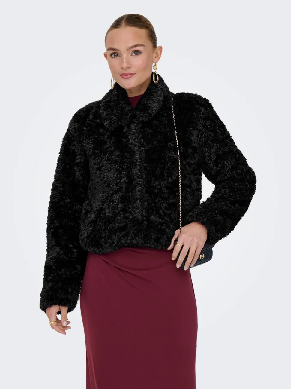 ONLGINNY Manteau en peluche