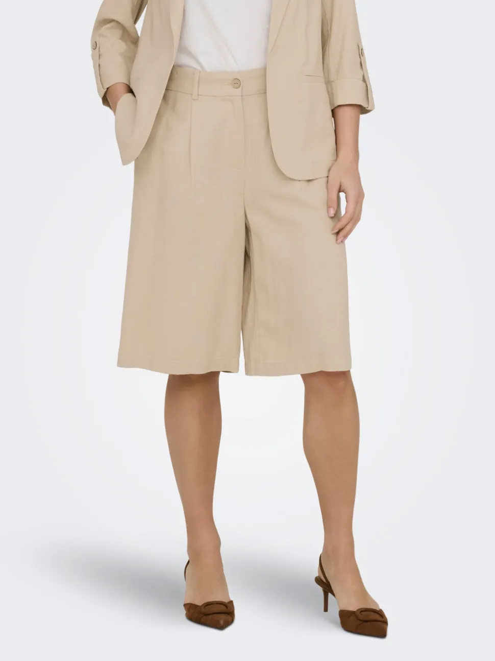 ONLGOA Loose Fit Lin Short