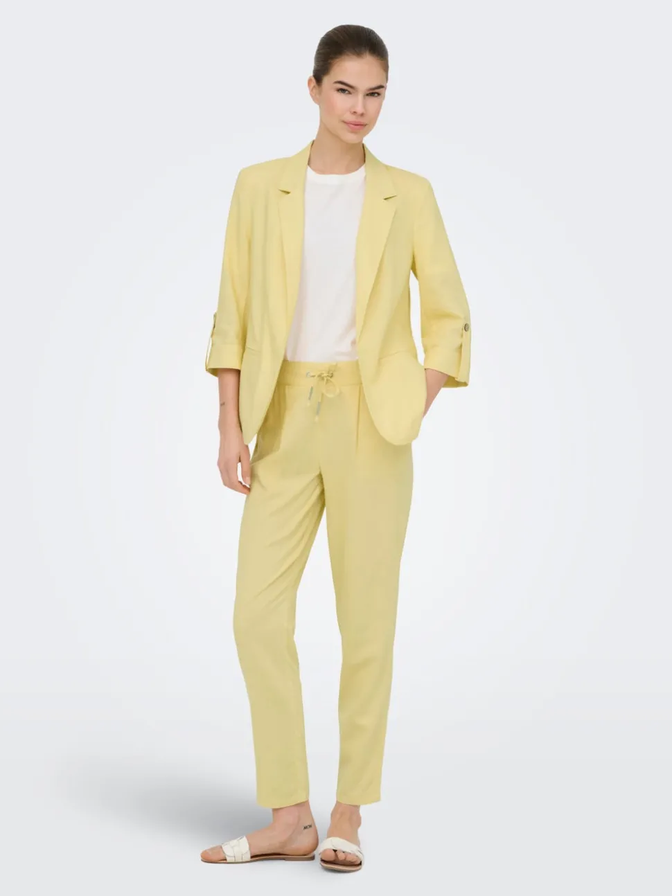 ONLGOA-POPTRASH Comfort Fit Lin Pantalon