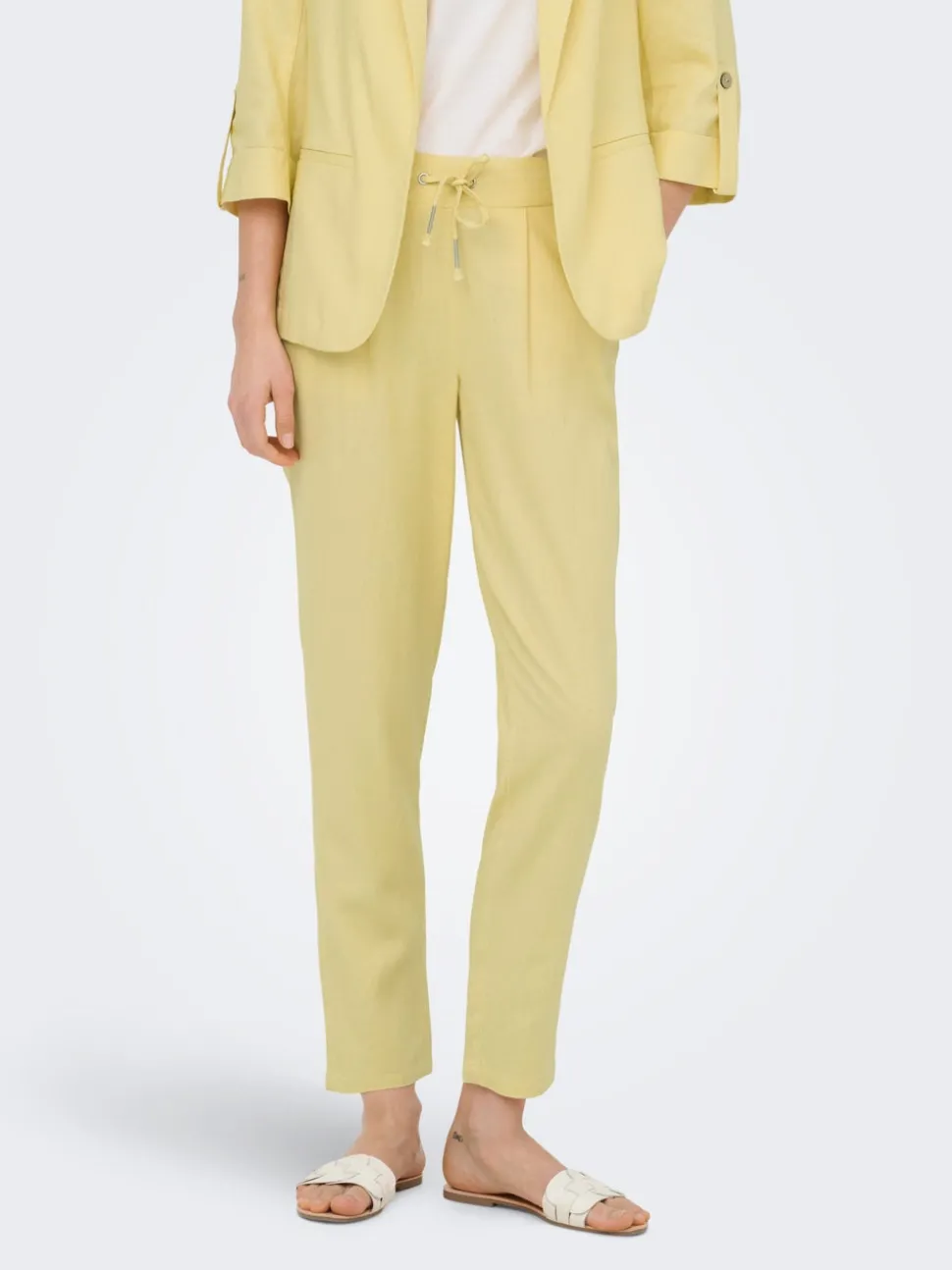 ONLGOA-POPTRASH Comfort Fit Lin Pantalon
