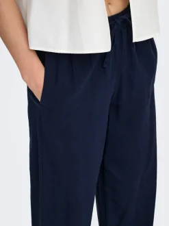 ONLGOA Straight Fit Lin Pantalon