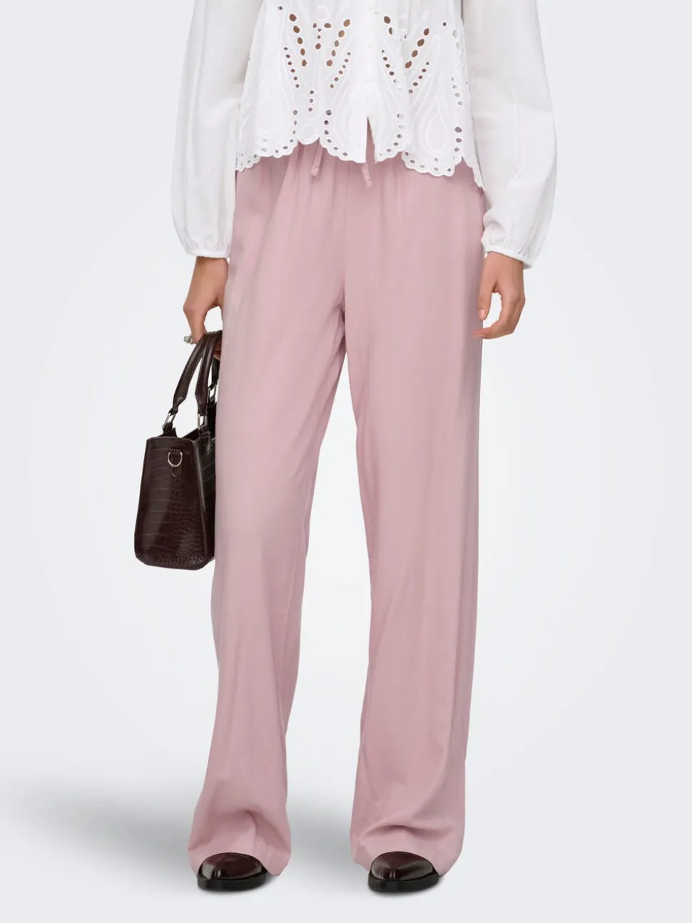 ONLGOA Straight Fit Lin Pantalon
