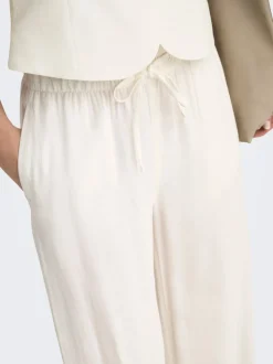 ONLGOA Straight Fit Lin Pantalon