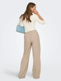 ONLGOA Straight Fit Lin Pantalon