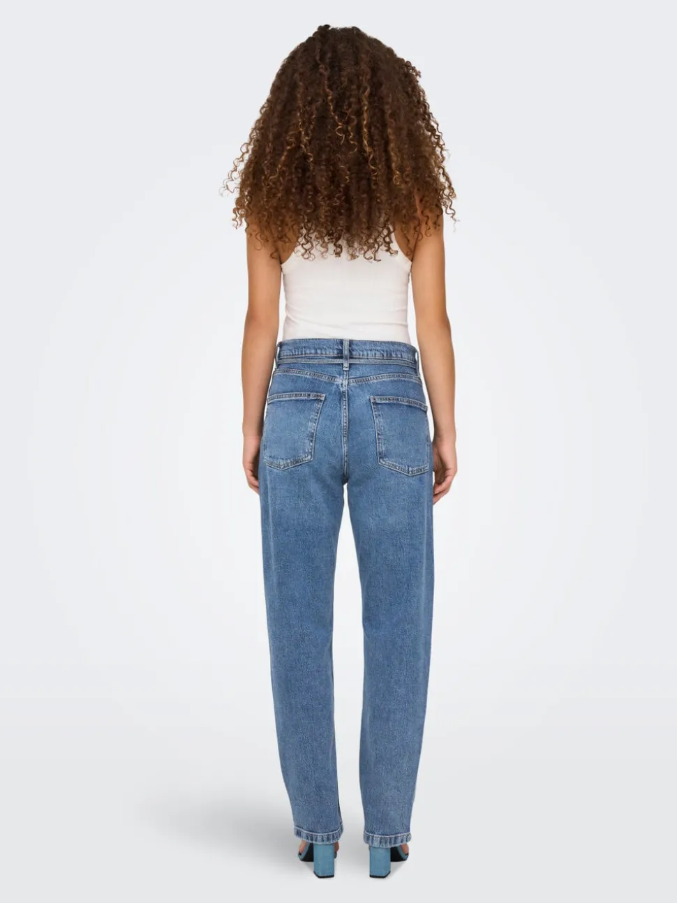 ONLGYPSY Taille haute Slim Straight Fit Jeans