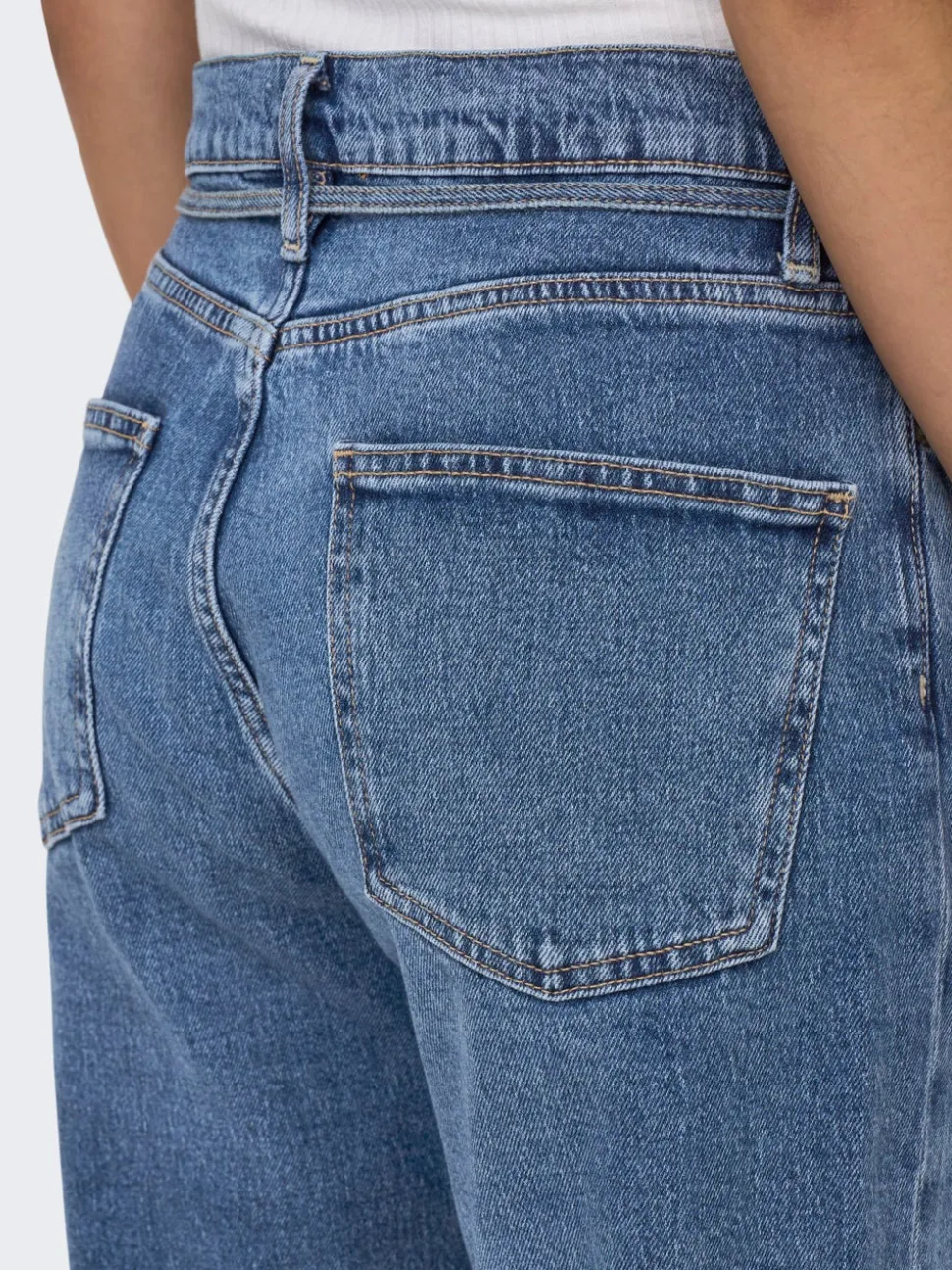 ONLGYPSY Taille haute Slim Straight Fit Jeans