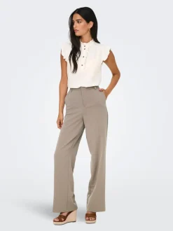 ONLHATTIE-LANA Straight Tapered Fit Pantalon à jambe large