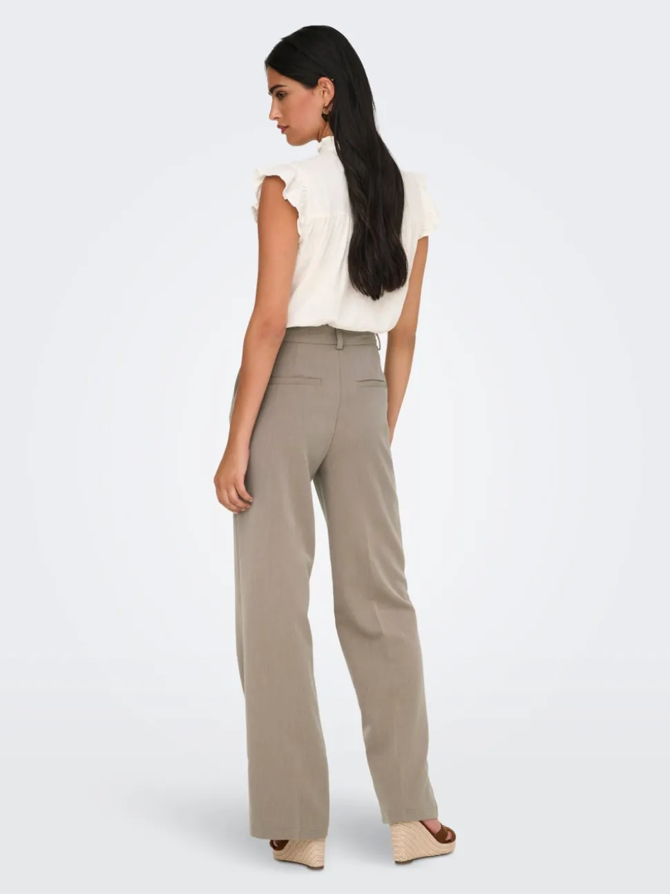 ONLHATTIE-LANA Straight Tapered Fit Pantalon à jambe large