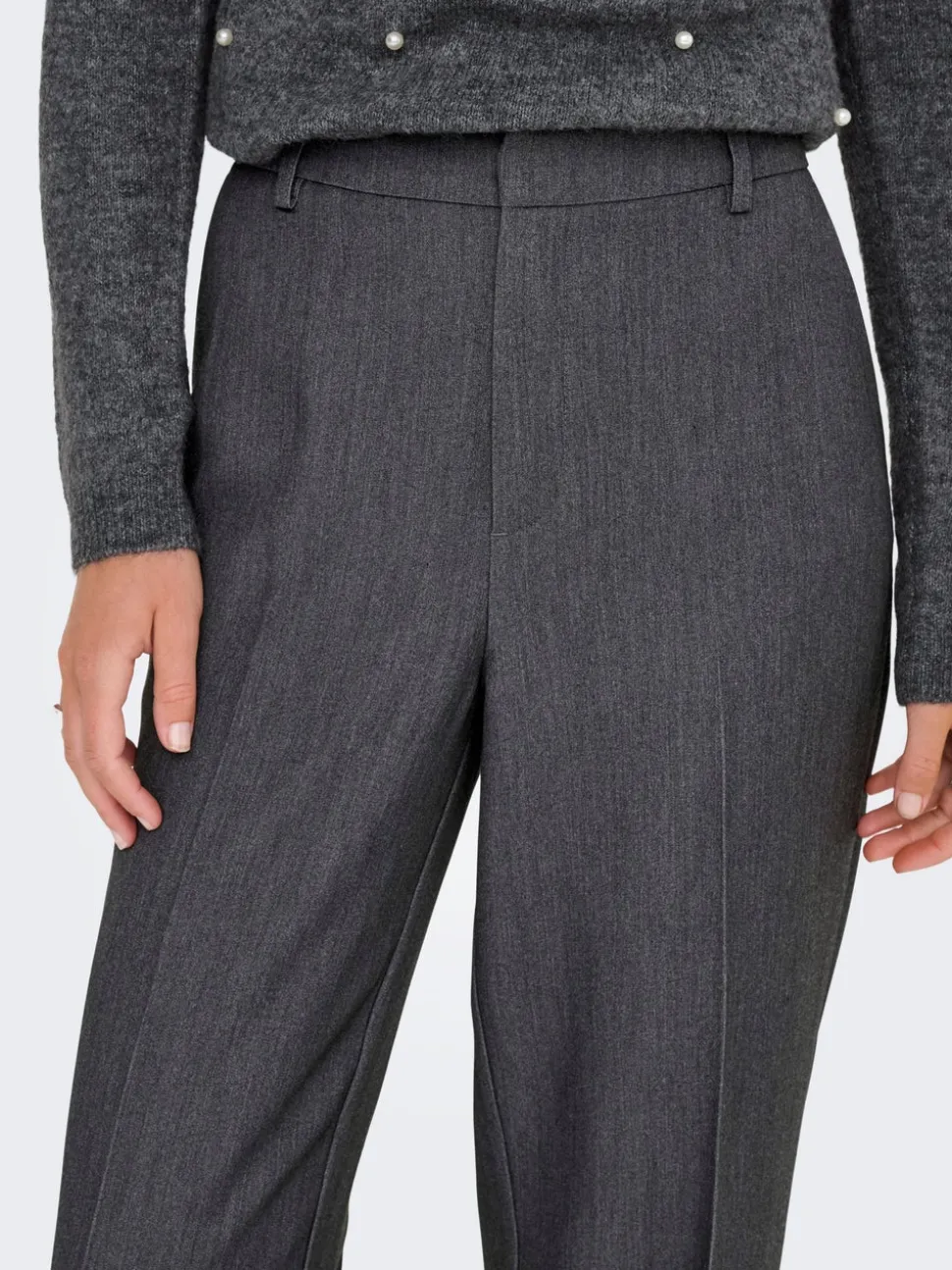 ONLHATTIE-LANA Straight Tapered Fit Pantalon à jambe large