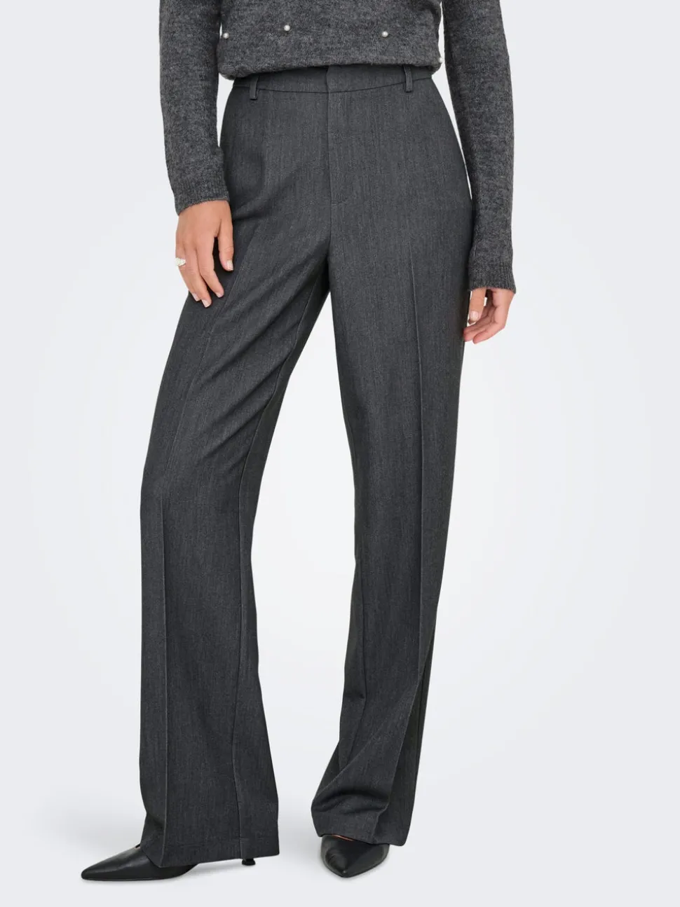 ONLHATTIE-LANA Straight Tapered Fit Pantalon à jambe large