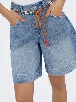 ONLHOLLIE Taille haute Regular Fit Short en denim