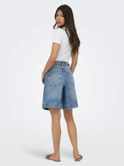 ONLHOLLIE Taille haute Regular Fit Short en denim