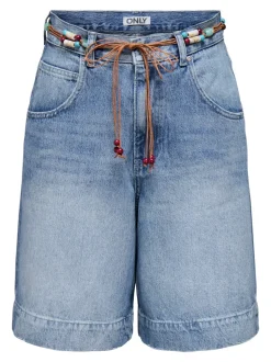 ONLHOLLIE Taille haute Regular Fit Short en denim