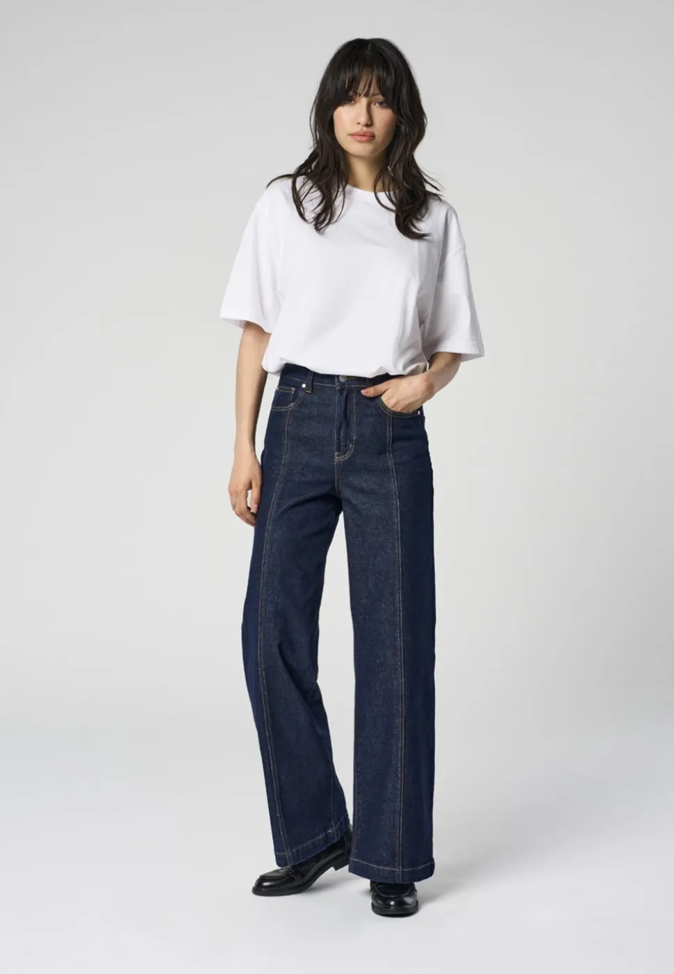 ONLHOPE Taille extra haute Wide Leg Fit Jeans