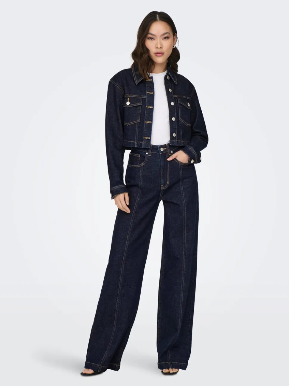 ONLHOPE Taille extra haute Wide Leg Fit Jeans