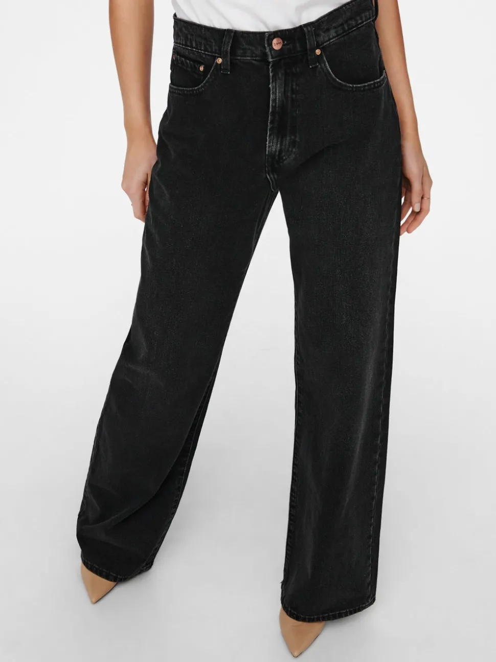 ONLHOPE Taille haute Wide Leg Fit Jeans