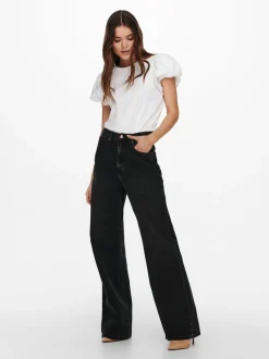 ONLHOPE Taille haute Wide Leg Fit Jeans