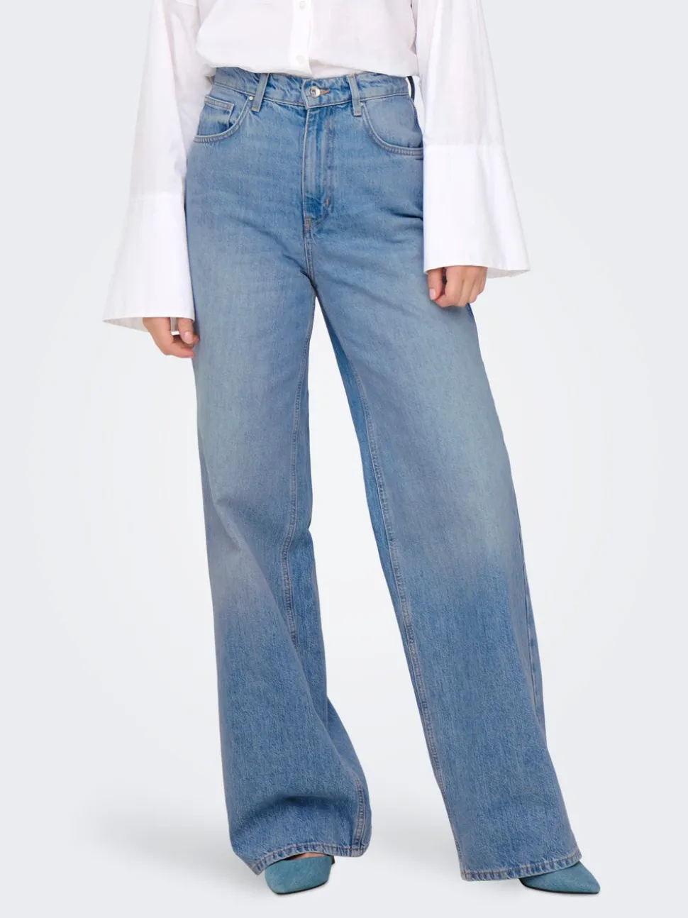 ONLHOPE Taille haute Wide Leg Fit Jeans