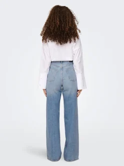 ONLHOPE Taille haute Wide Leg Fit Jeans