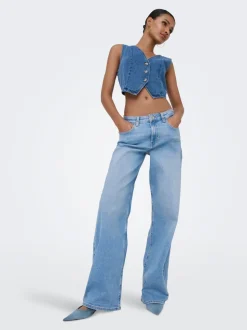 ONLHOPE Taille haute Wide Leg Fit Jeans