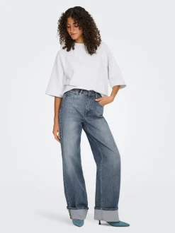 ONLHOPE Taille haute Wide Leg Fit Jeans