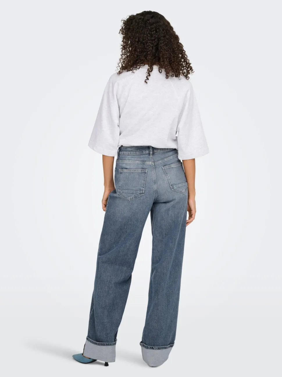 ONLHOPE Taille haute Wide Leg Fit Jeans