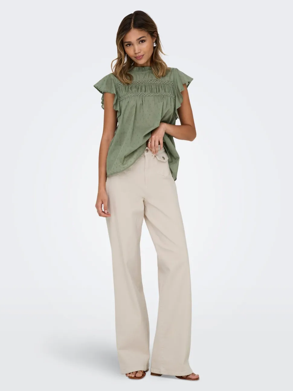 ONLHOPE Taille haute Wide Leg Fit Jeans
