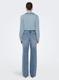 ONLHOPE Taille haute Wide Leg Fit Jeans