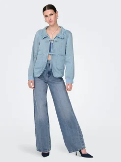 ONLHOPE Taille haute Wide Leg Fit Jeans