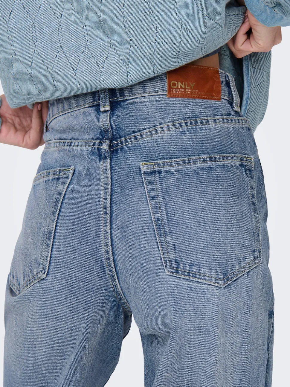 ONLHOPE Taille haute Wide Leg Fit Jeans