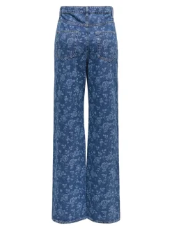 ONLHOPE Taille haute Wide Leg Fit Longueur cheville Jeans