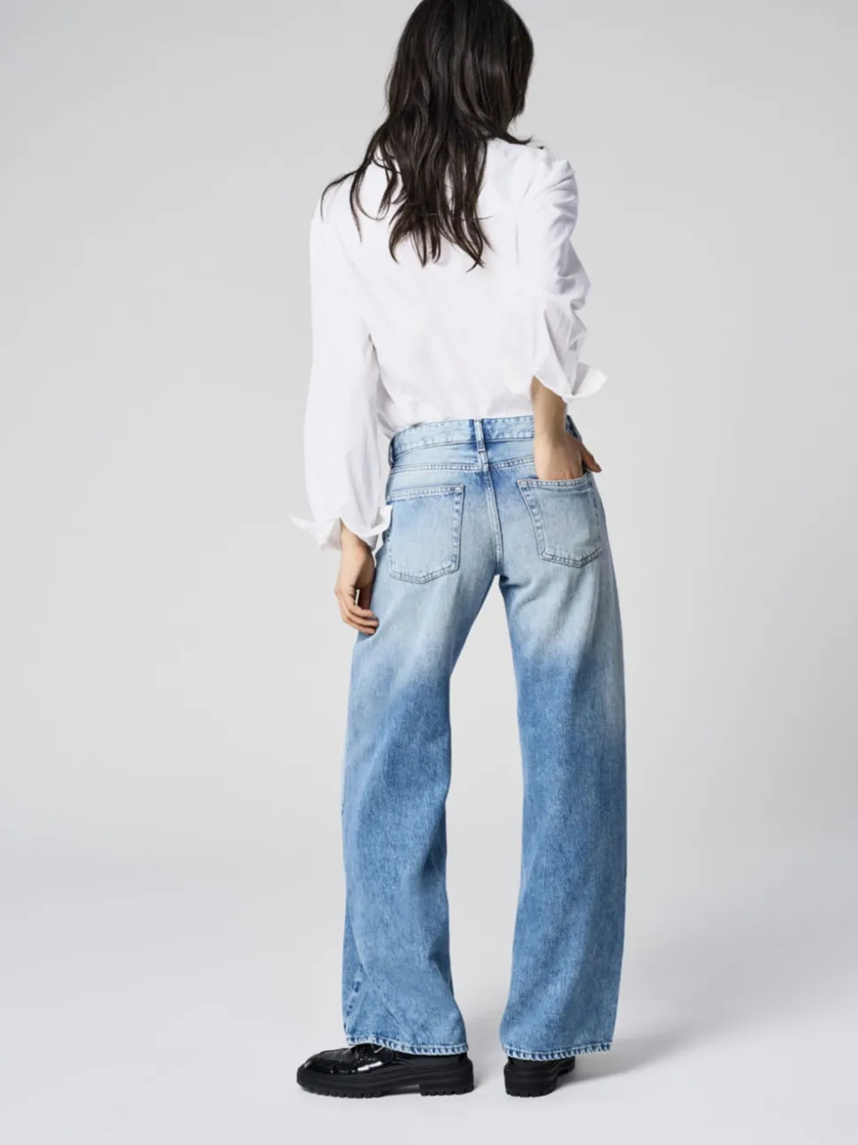 ONLHOPE Taille basse Wide Leg Fit Jeans