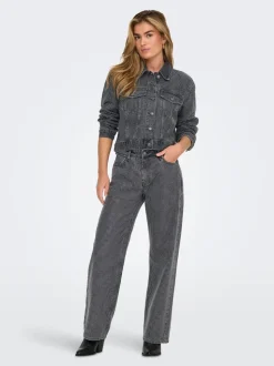 ONLHUDSON Taille moyenne Wide Leg Fit Jeans