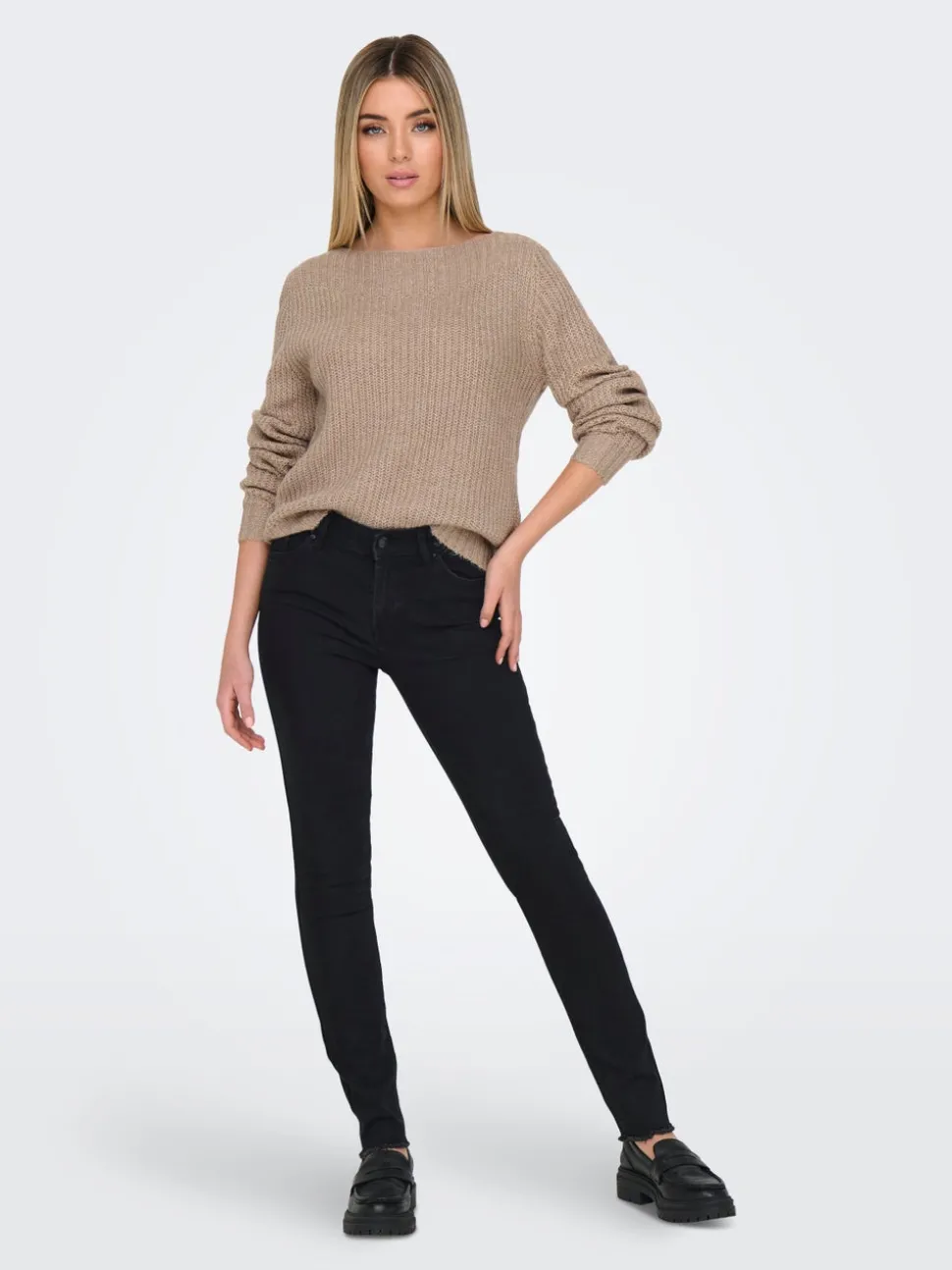 ONLHUSH Taille moyenne Skinny Fit Longueur cheville Jeans