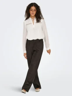 ONLINA Straight Fit Pantalon à jambe large