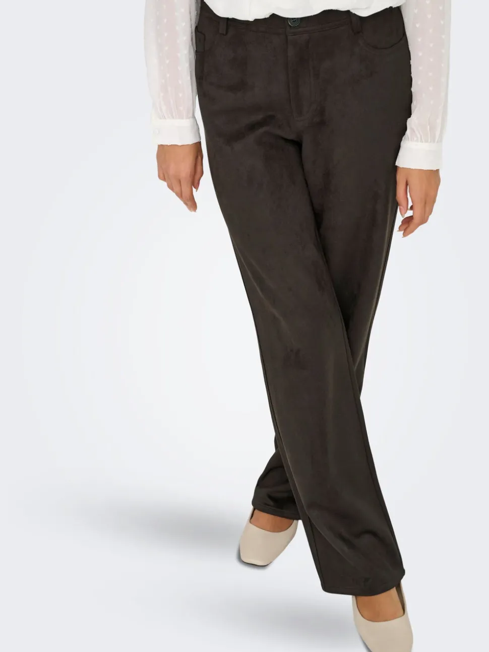 ONLINA Straight Fit Pantalon à jambe large