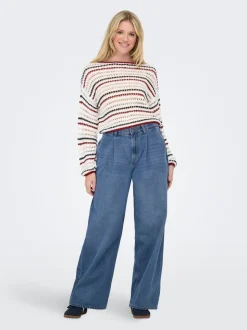 ONLIVY Taille moyenne Wide Leg Fit Jeans