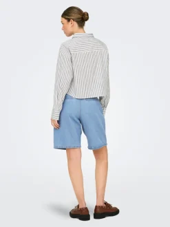 ONLIVY Wide Leg Fit Short en denim