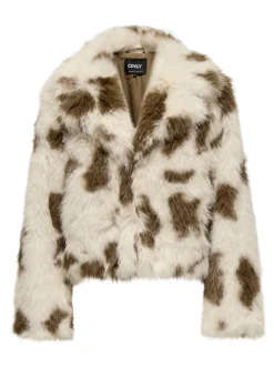 ONLJAMIE Veste en fourrure synthétique
