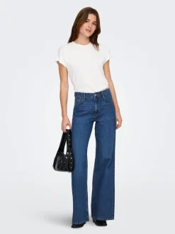 ONLJEMMA Taille haute Wide Leg Fit Jeans
