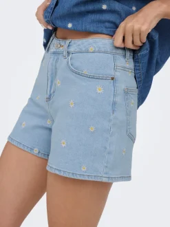 ONLJOSEPHINE Taille haute Loose Fit Short en denim