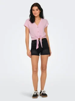 ONLJOSEPHINE Taille haute Regular Fit Short en denim
