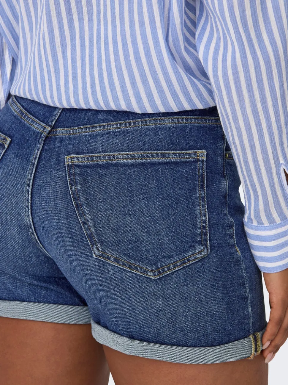 ONLJOSEPHINE Taille haute Regular Fit Short en denim