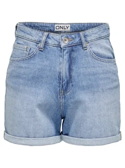 ONLJOSEPHINE Taille haute Regular Fit Short en denim