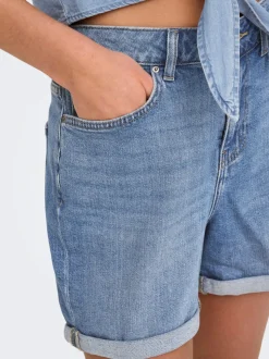 ONLJOSEPHINE Taille haute Regular Fit Short en denim